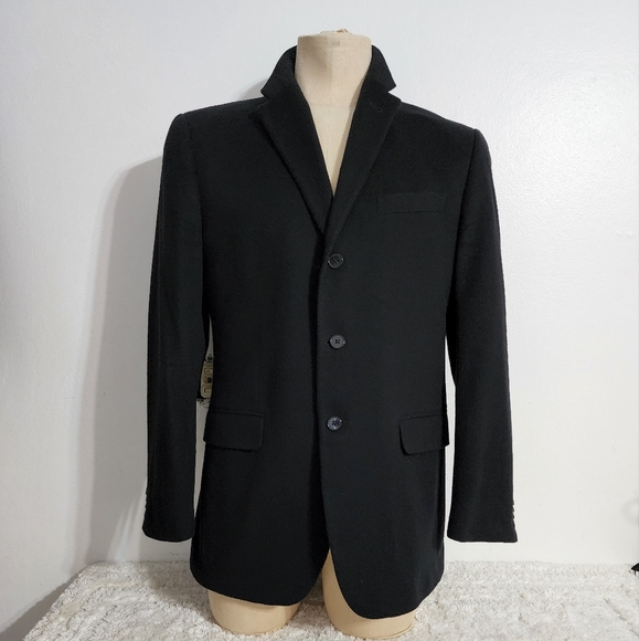 Joseph Abboud Profile Jackets size 42R color Black 100% cashmere - Picture 2 of 10